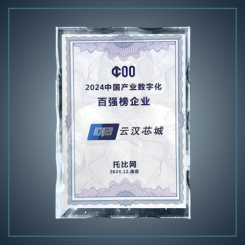 2024中國(guó)產(chǎn)業(yè)數(shù)字化百?gòu)?qiáng)-云漢芯城ICKey.cn